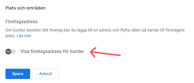 Göm Adress i Google Business Göm Adress i Google Business