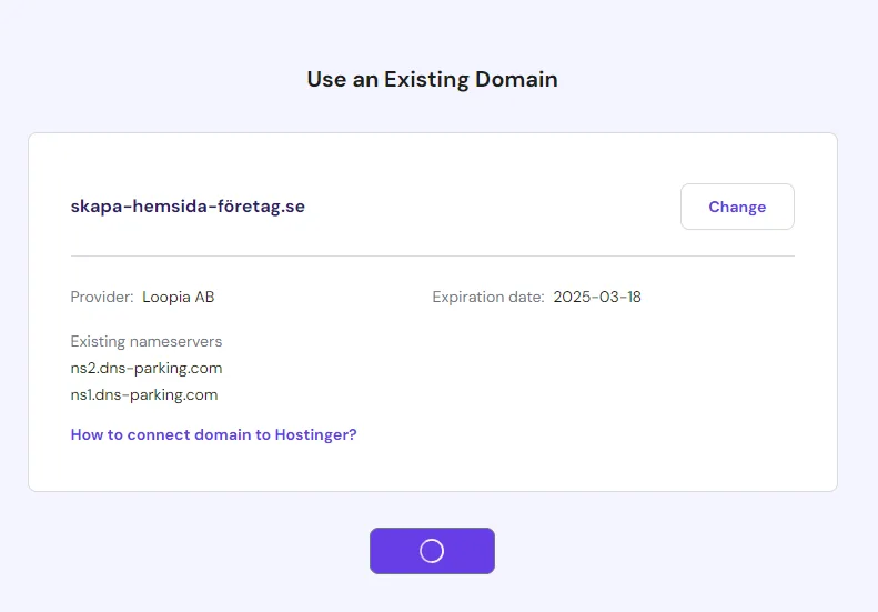 Installera WordPress med domän