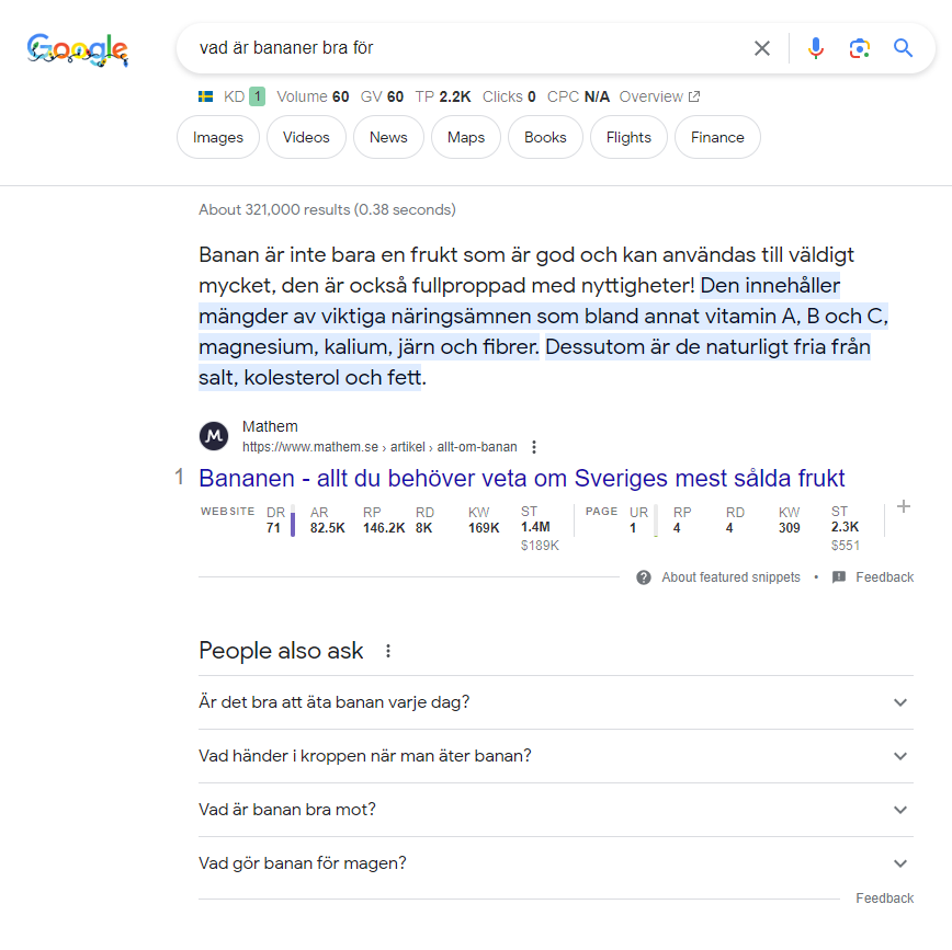 Informativ sökning Google SEO Informativ sökning Google SEO