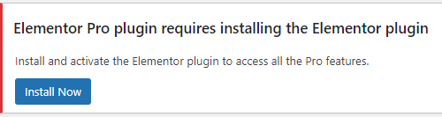 Installera Elementor